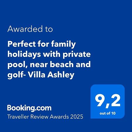 Perfect For Family Holidays With Private Pool, Near Beach And Golf- Villa Ashley Costa De Antigua Exteriér fotografie